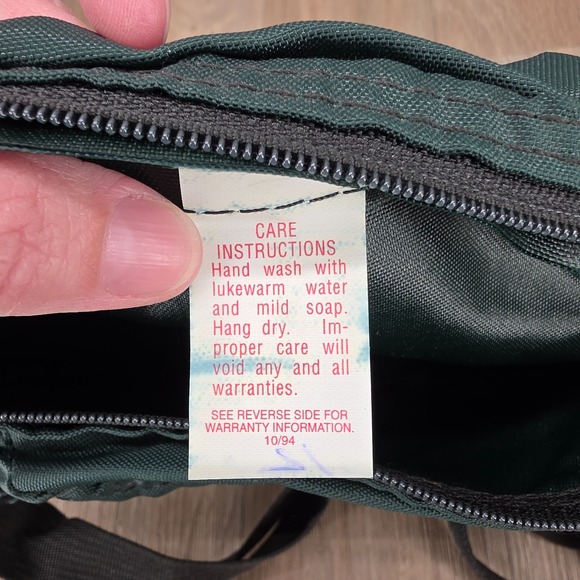 VTG Jansport Fifth Avenue Fanny Pack Belt Bag Forest Green Quality Outdoor Gear - Picture 4 of 12